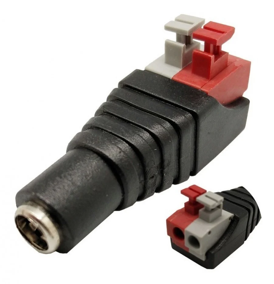 CONECTOR DC HEMBRA PRESIÓN
