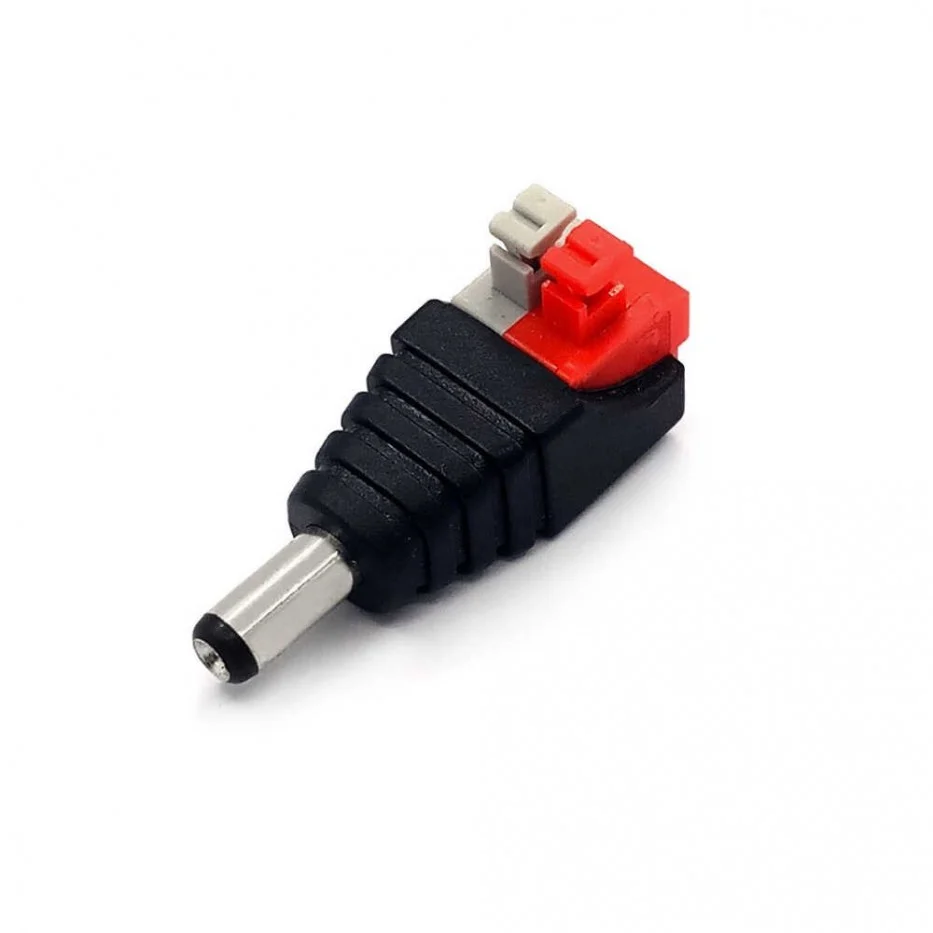 CONECTOR DC MACHO PRESIÓN