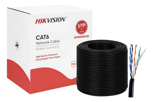 CABLE UTP EXTERIOR 100% COBRE CATEGORIA 6