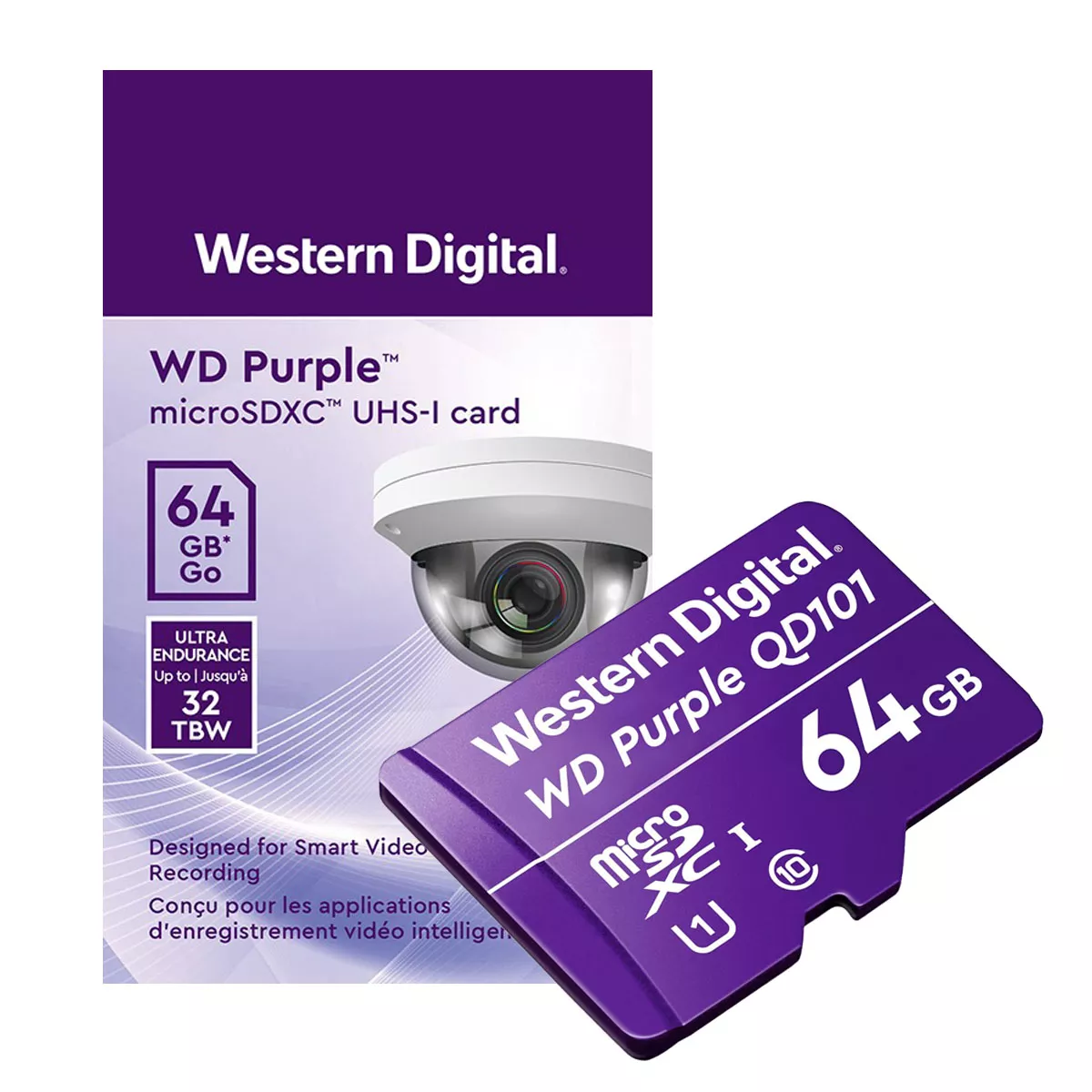 MEMORIA MICROSD 64GB PURPLE