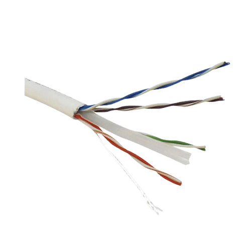CABLE UTP BLANCO INTERIOR 100% COBRE CATEGORIA 6